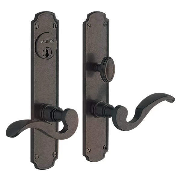 Baldwin - Estate Collection - Mortise Entry Handlesets - Bismark 6942 Mortise Handleset (Trim ONLY)