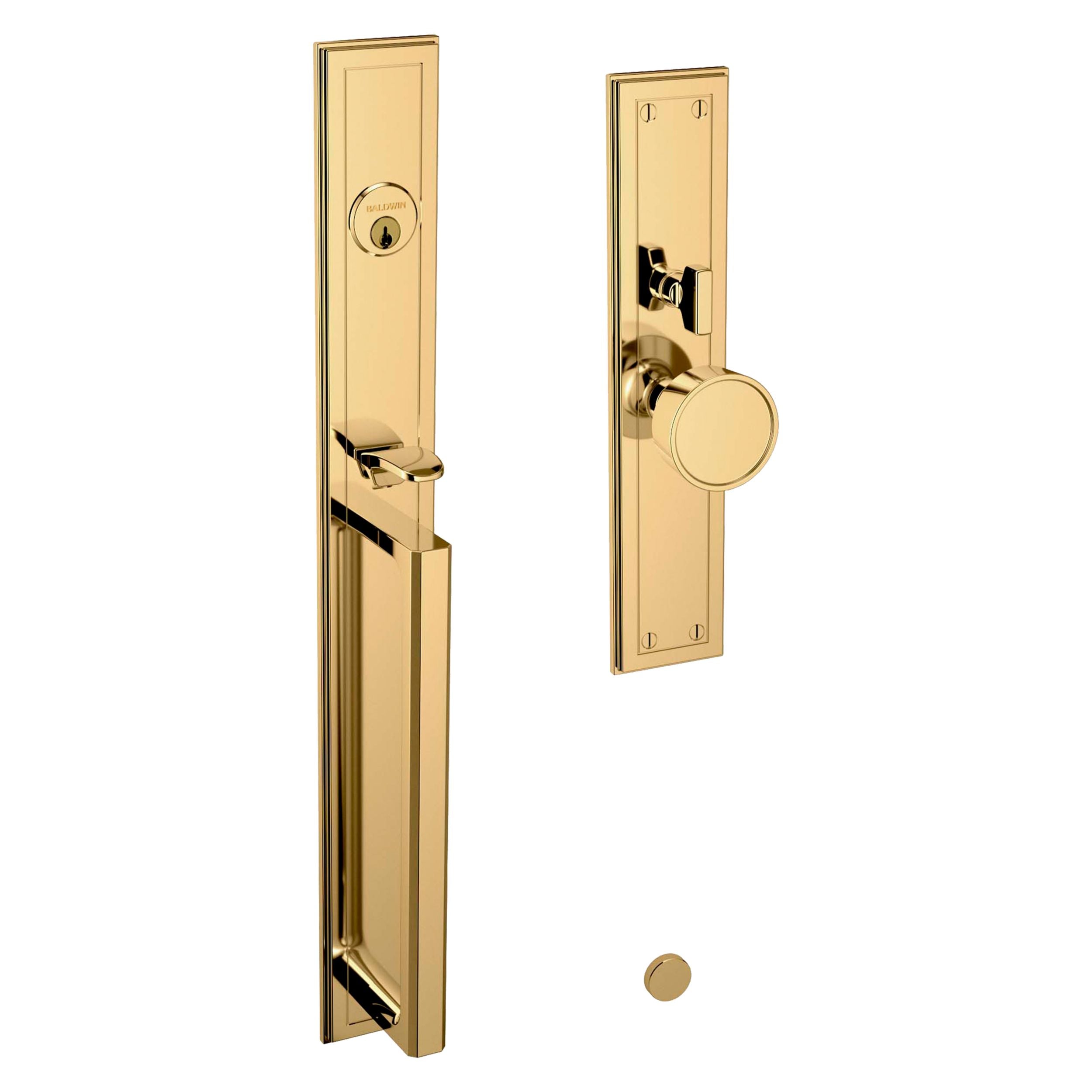 Baldwin - Estate Collection - Mortise Entry Handlesets - Hollywood Hills 6946 Mortise Handleset (Trim ONLY)