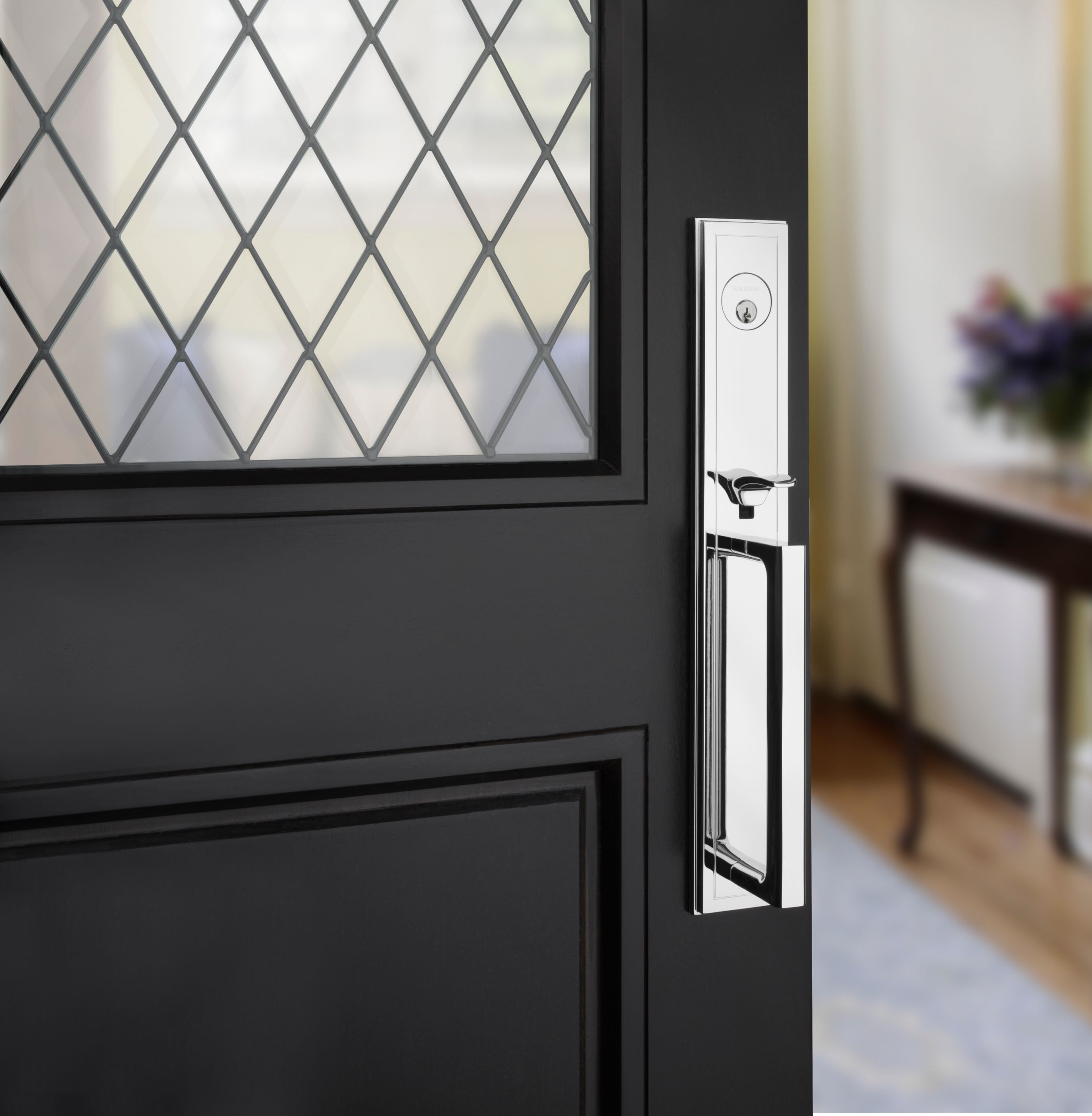 Baldwin - Estate Collection - Mortise Entry Handlesets - Hollywood Hills 6946 Mortise Handleset (Trim ONLY)