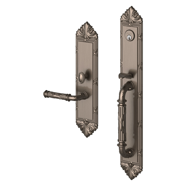 Baldwin - Estate Collection - Mortise Entry Handlesets - Edinburgh 6952 Mortise Handleset (Trim ONLY)
