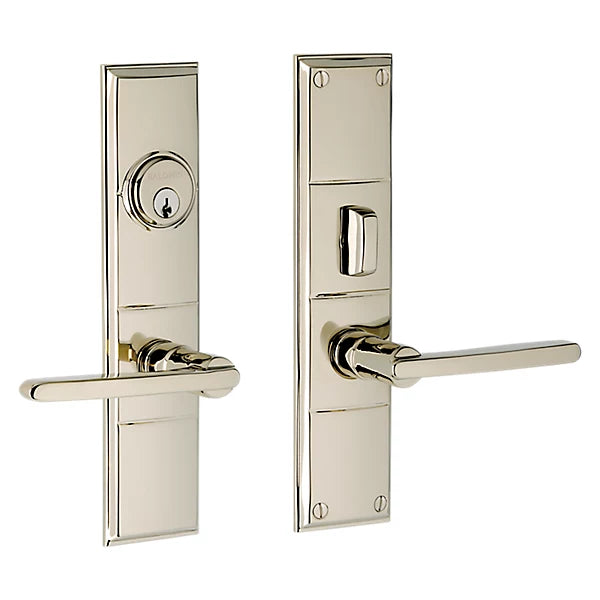 Baldwin - Estate Collection - Mortise Entry Handlesets - Houston 6973 Mortise Handleset (Trim ONLY)