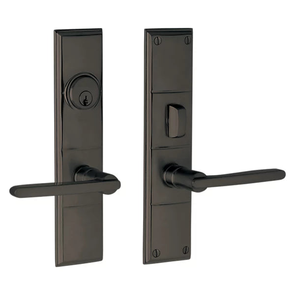 Baldwin - Estate Collection - Mortise Entry Handlesets - Houston 6973 Mortise Handleset (Trim ONLY)