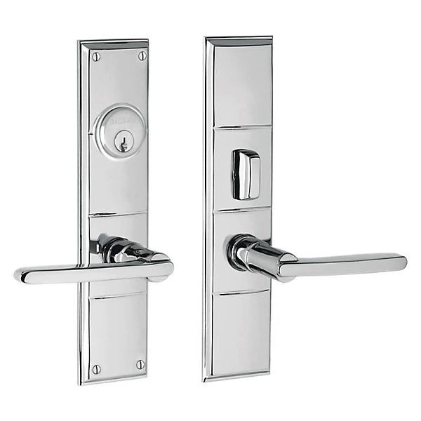 Baldwin - Estate Collection - Mortise Entry Handlesets - Houston 6973 Mortise Handleset (Trim ONLY)
