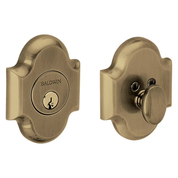 Baldwin - Estate Collection - Deadbolts - 8252 Arched Deadbolt (Single Cylinder - 2-1/8" Door Prep)