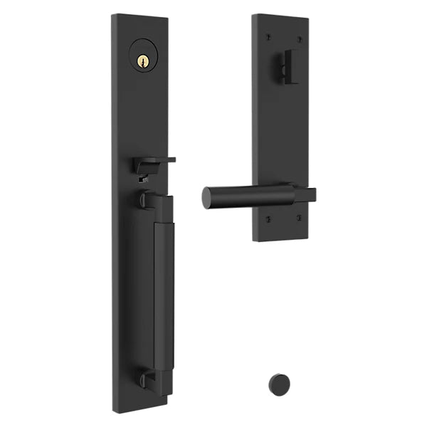 Baldwin - Estate Collection - Tubular Entry Handlesets - Gramercy Full Escutcheon Emergency Egress Handleset w/ L029 Gramercy Lever
