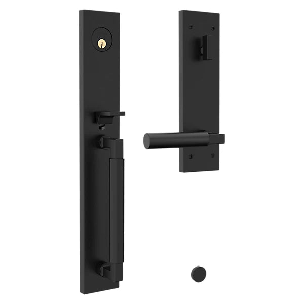 Baldwin - Estate Collection - Tubular Entry Handlesets - Gramercy Full Escutcheon Emergency Egress Handleset w/ L029 Gramercy Lever