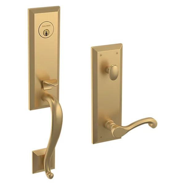 Baldwin - Estate Collection - Tubular Entry Handlesets - Stonegate Emergency Egress Handleset w/ 5445V Classic Lever