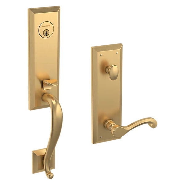 Baldwin - Estate Collection - Tubular Entry Handlesets - Stonegate Emergency Egress Handleset w/ 5445V Classic Lever