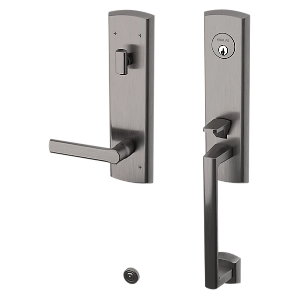 Baldwin - Estate Collection - Tubular Entry Handlesets - Soho 3/4 Escutcheon Emergency Egress Handleset w/ 5485V Soho Lever