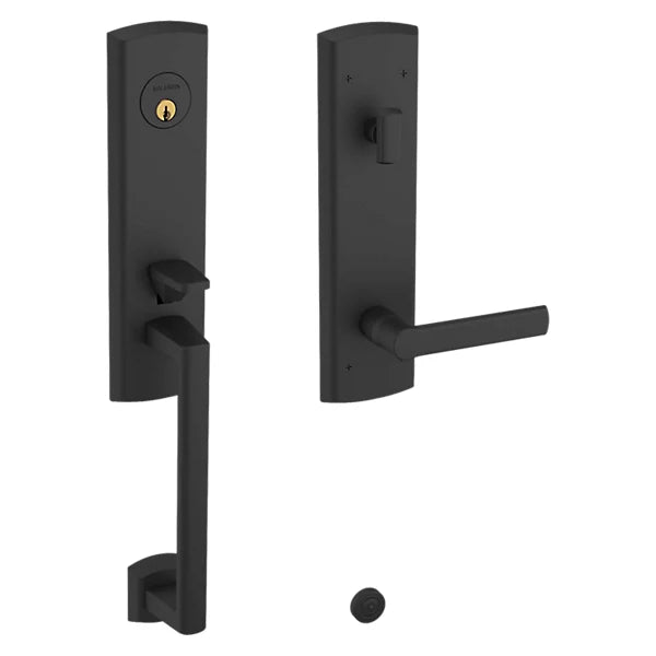 Baldwin - Estate Collection - Tubular Entry Handlesets - Soho 3/4 Escutcheon Emergency Egress Handleset w/ 5485V Soho Lever