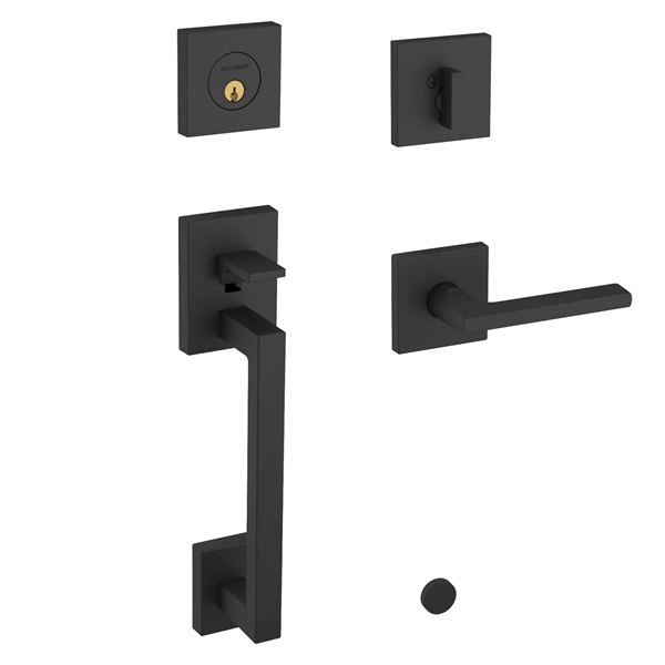 Baldwin - Estate Collection - Tubular Entry Handlesets - Minneapolis Sectional Trim w/ 5162 Minneapolis Lever