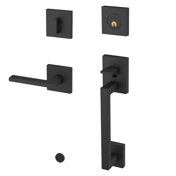 Baldwin - Estate Collection - Tubular Entry Handlesets - Minneapolis Sectional Trim w/ 5162 Minneapolis Lever
