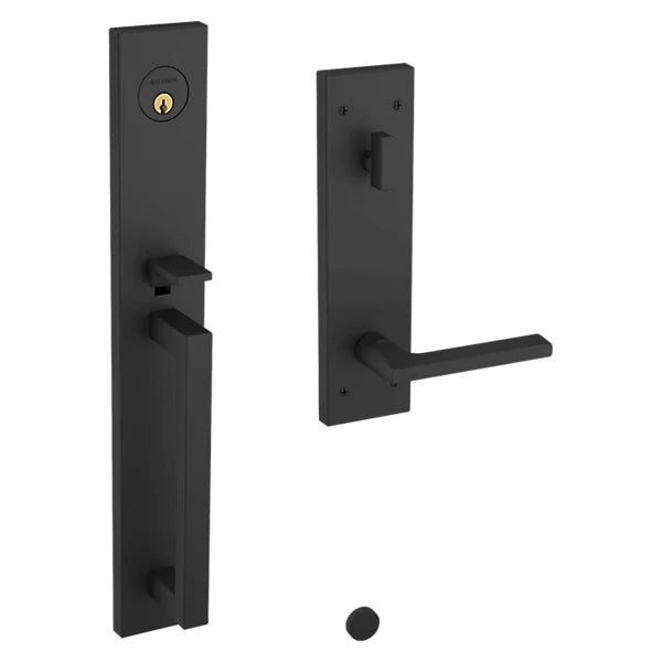 Baldwin - Estate Collection - Tubular Entry Handlesets - Minneapolis Full Escutcheon Emergency Egress Handleset w/ 5162 Minneapolis Lever