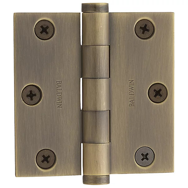 Baldwin - Estate Collection - Hinges - Square Corner Mortise Hinge (Each)