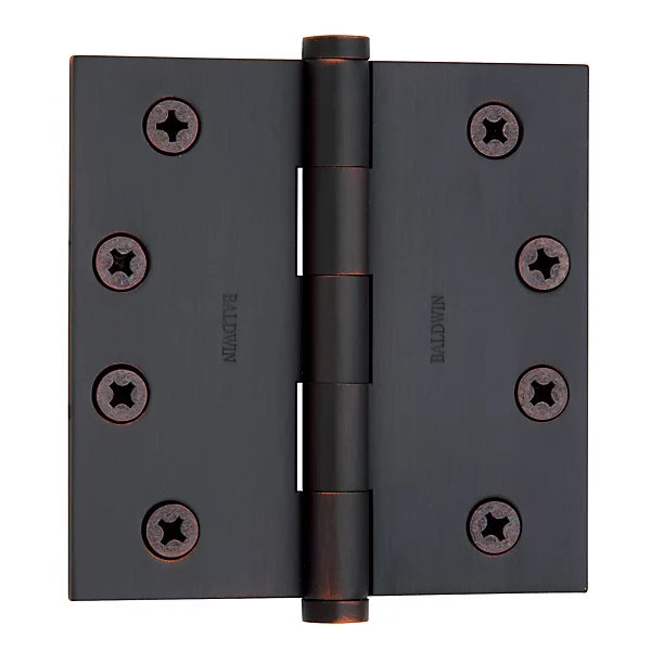 Baldwin - Estate Collection - Hinges - Square Corner Mortise Hinge w/ Non-Removable Pin (Each)