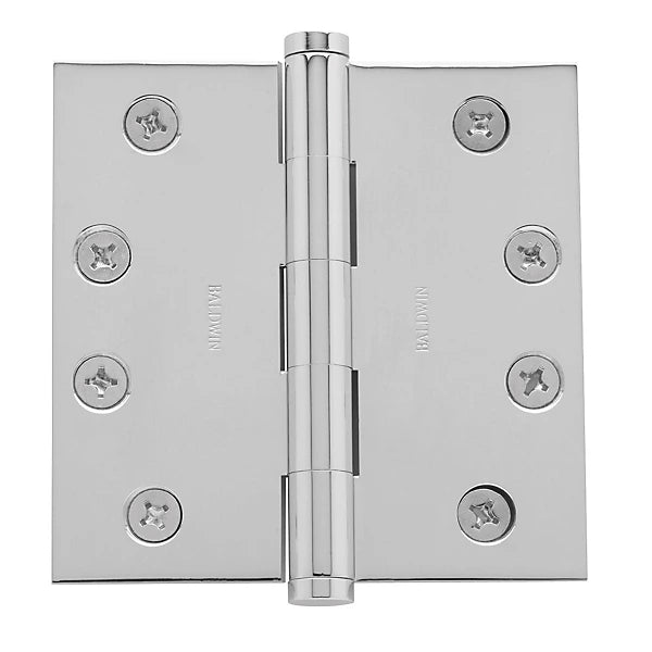 Baldwin - Estate Collection - Hinges - Square Corner Mortise Hinge w/ Non-Removable Pin (Each)