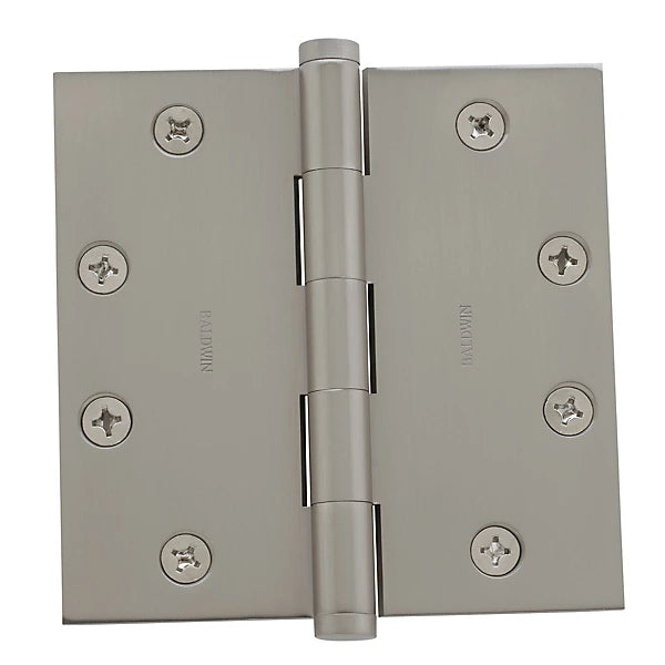 Baldwin - Estate Collection - Hinges - Square Corner Mortise Hinge w/ Non-Removable Pin (Each)