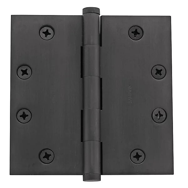 Baldwin - Estate Collection - Hinges - Square Corner Mortise Hinge w/ Non-Removable Pin (Each)