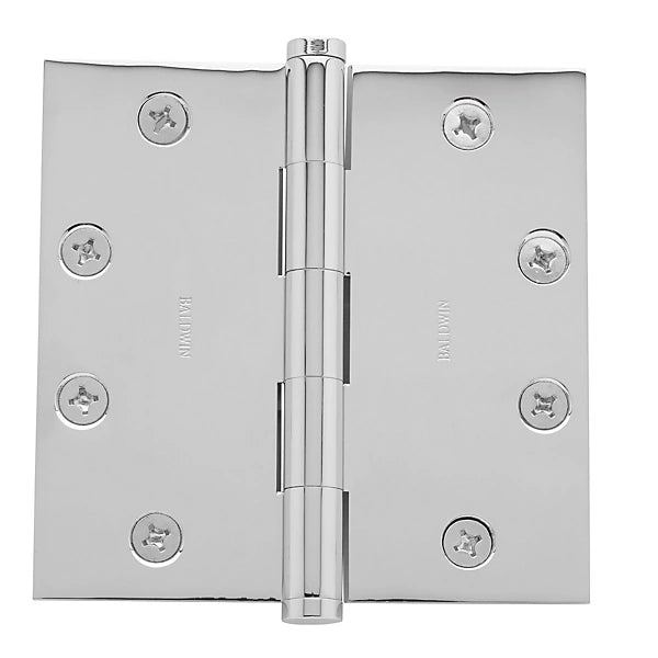 Baldwin - Estate Collection - Hinges - Square Corner Mortise Hinge w/ Non-Removable Pin (Each)
