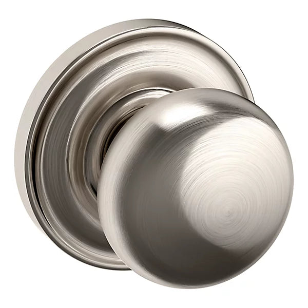 Baldwin - Estate Collection - Knobs & Levers - 5000 (2") Baltimore Door Knob w/ 5048 Rose (Pre-Configured)