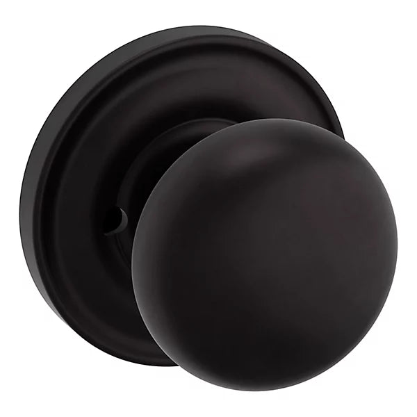 Baldwin - Estate Collection - Knobs & Levers - 5000 (2") Baltimore Door Knob w/ 5048 Rose (Pre-Configured)