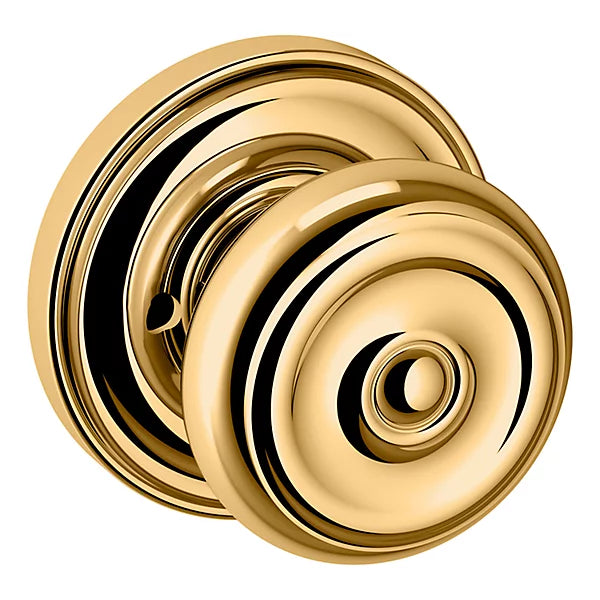 Baldwin - Estate Collection - Knobs & Levers - 5020 Door Knob w/ 5048 Rose (Pre-Configured)