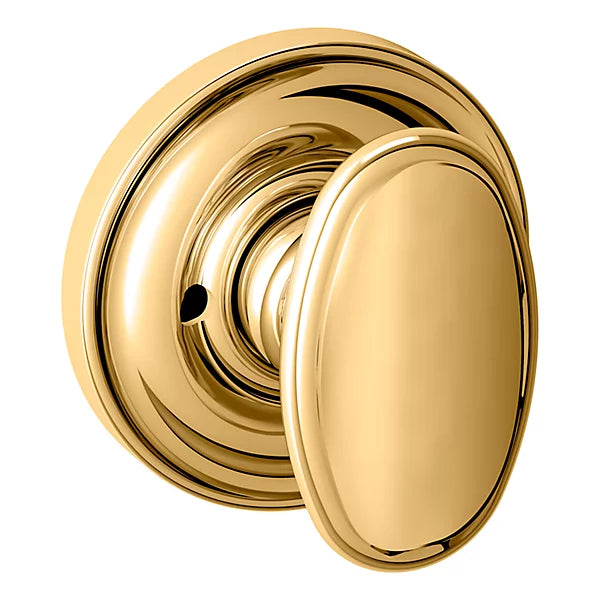 Baldwin - Estate Collection - Knobs & Levers - 5057 Door Knob w/ 5046 Rose (Pre-Configured)