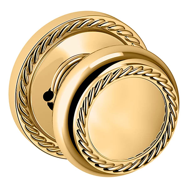 Baldwin - Estate Collection - Knobs & Levers - 5064 Bristol Door Knob w/ 5046 Rose (Pre-Configured)