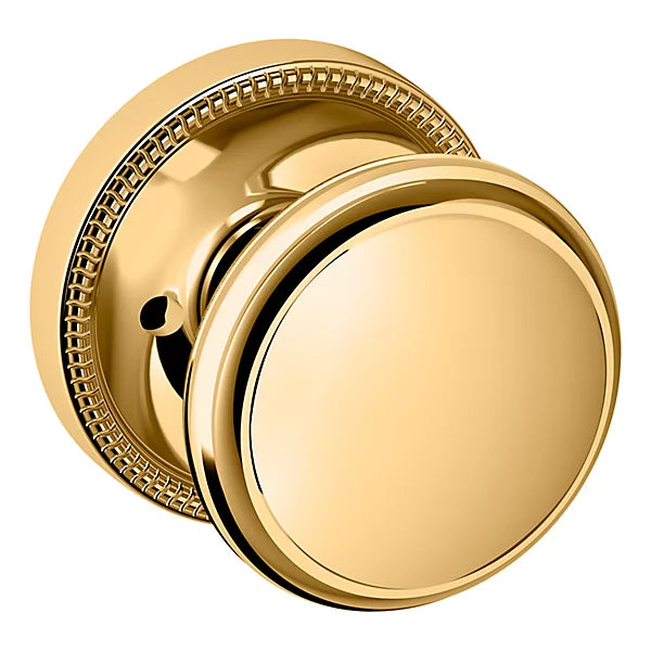 Baldwin - Estate Collection - Knobs & Levers - 5069 Door Knob w/ 5076 Rose (Pre-Configured)