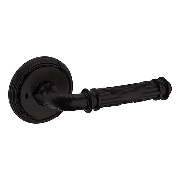 Baldwin - Estate Collection - Knobs & Levers - 5122 Edinburgh Door Lever w/ 5021 Rose (Pre-Configured)