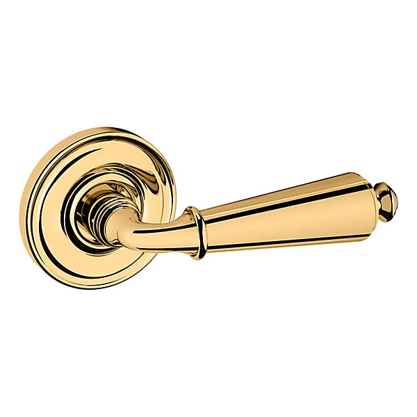 Baldwin - Estate Collection - Knobs & Levers - 5125 Door Lever w/ 5048 Rose (Pre-Configured)