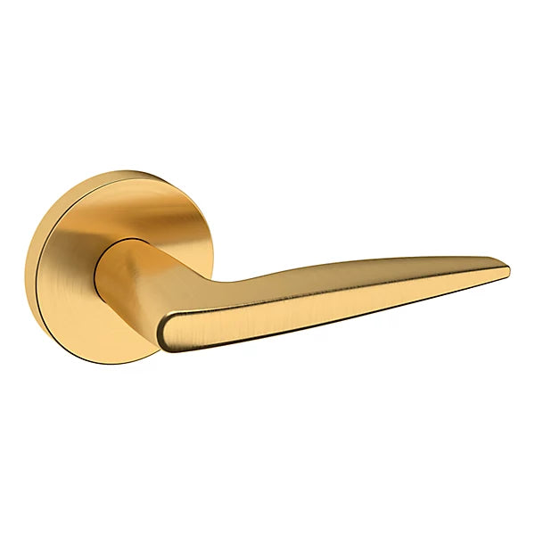 Baldwin - Estate Collection - Knobs & Levers - 5166 Door Lever w/ 5046 Rose (Pre-Configured)
