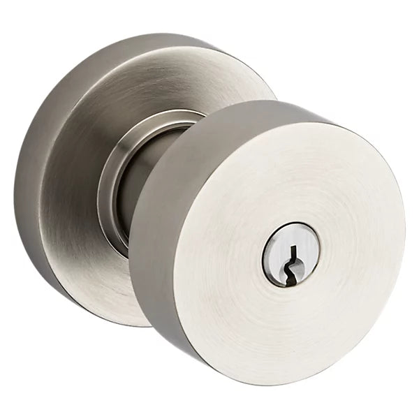 Baldwin - Estate Collection - Keyed Knobs & Levers - 5230 Minneapolis Keyed Door Knob w/ Round Rose (Pre-Configured)