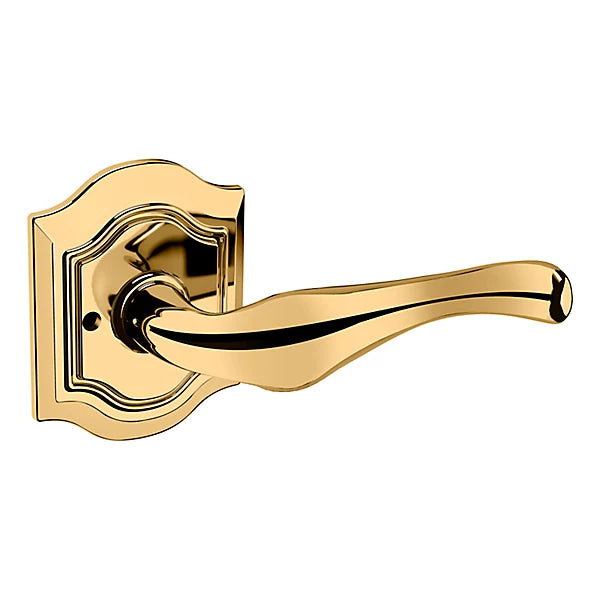 Baldwin - Estate Collection - Knobs & Levers - 5447V Bethpage Door Lever w/ R027 Rose (Pre-Configured)