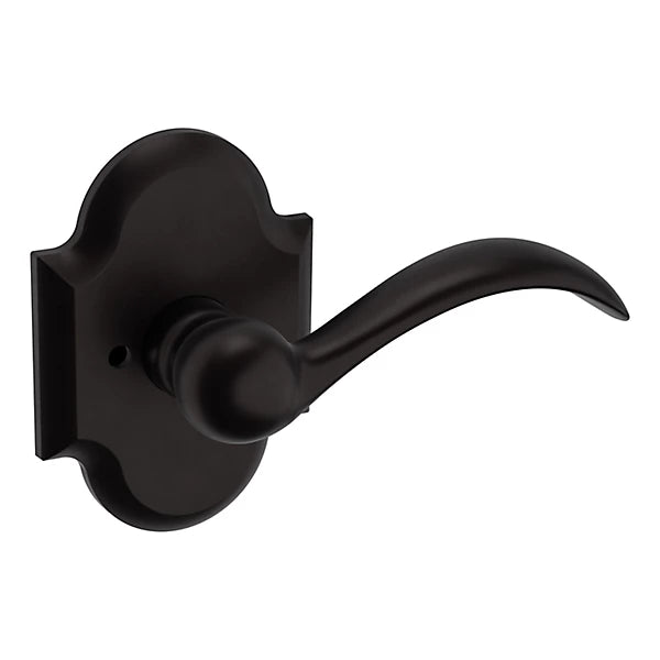 Baldwin - Estate Collection - Knobs & Levers - 5452V Beavertail Door Lever w/ R030 Rose (Pre-Configured)