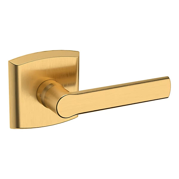 Baldwin - Estate Collection - Knobs & Levers - 5485V Soho Door Lever w/ R026 Rose (Pre-Configured)
