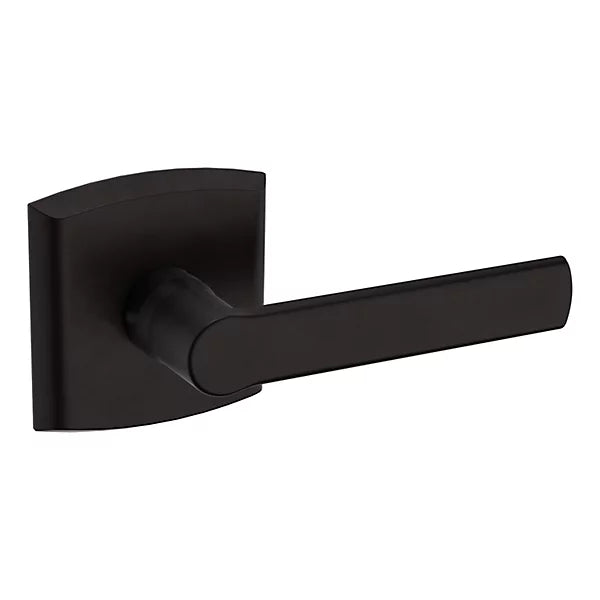 Baldwin - Estate Collection - Knobs & Levers - 5485V Soho Door Lever w/ R026 Rose (Pre-Configured)