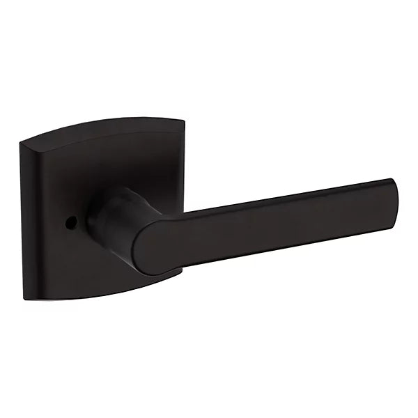 Baldwin - Estate Collection - Knobs & Levers - 5485V Soho Door Lever w/ R026 Rose (Pre-Configured)