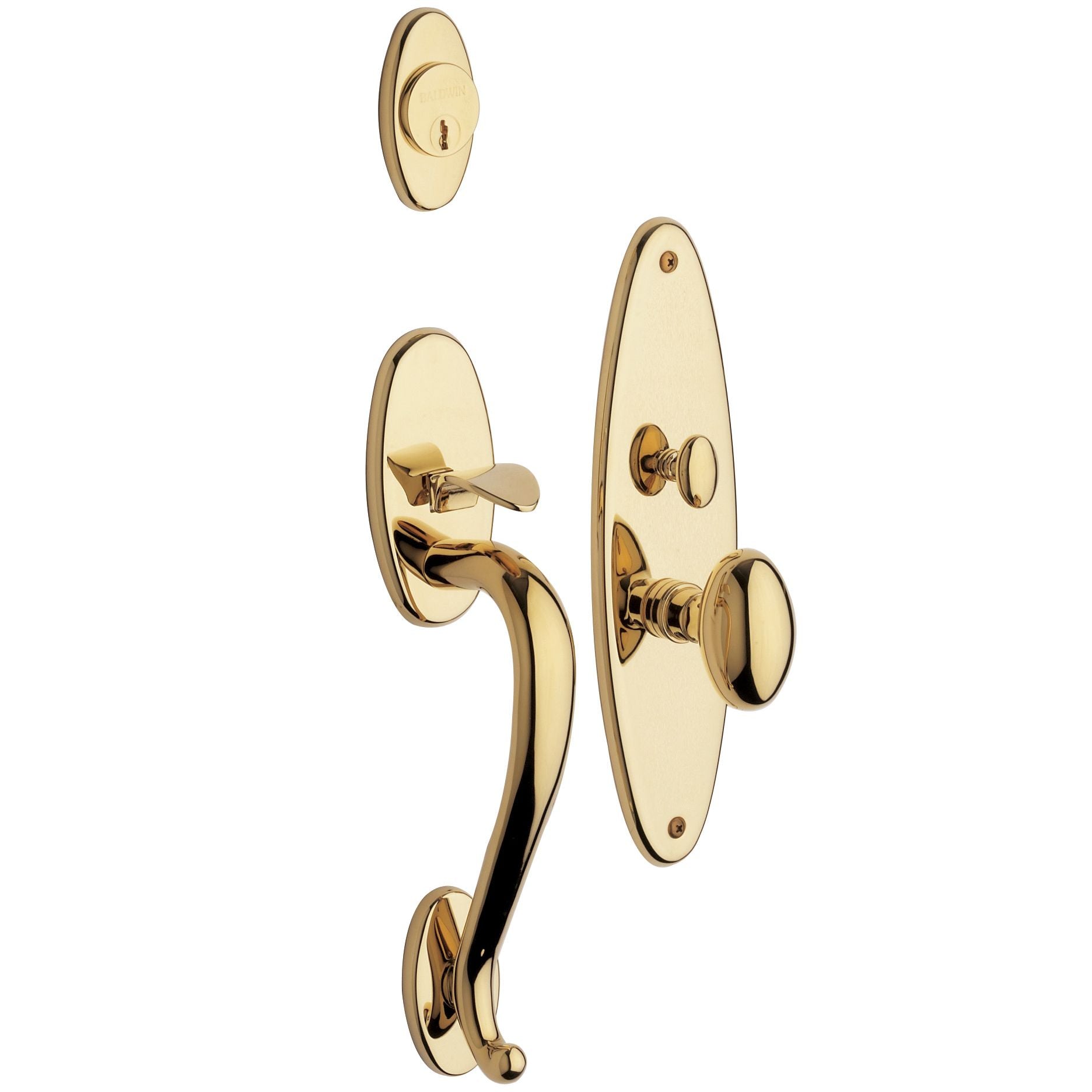 Baldwin - Estate Collection - Mortise Entry Handlesets - Lexington 6560 Mortise Handleset (Trim ONLY)