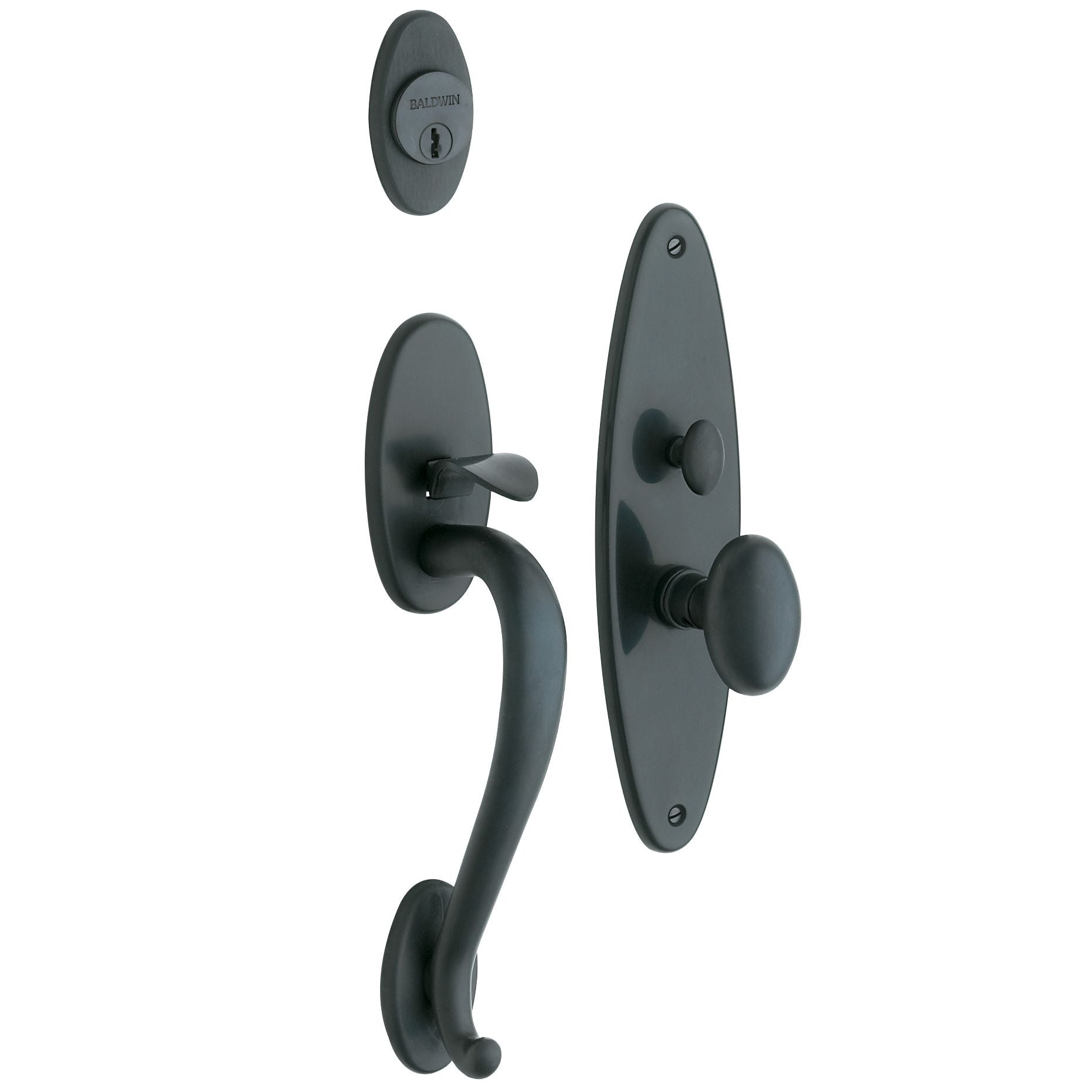 Baldwin - Estate Collection - Mortise Entry Handlesets - Lexington 6560 Mortise Handleset (Trim ONLY)