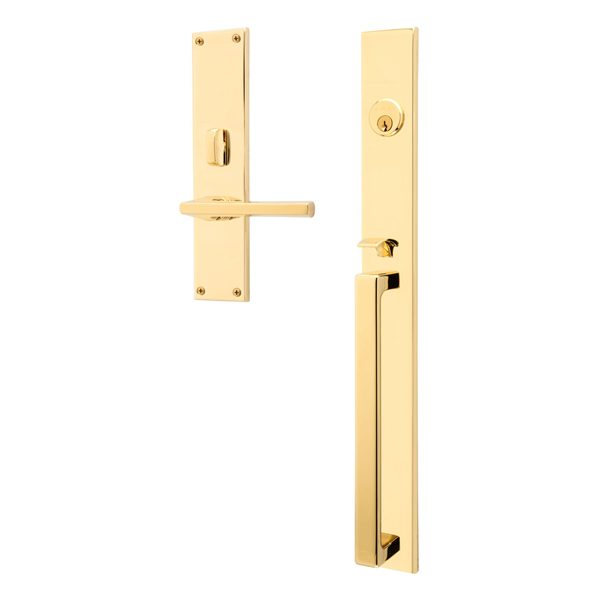 Baldwin - Estate Collection - Mortise Entry Handlesets - Minneapolis 20" 6977 Mortise Handleset (Trim ONLY)