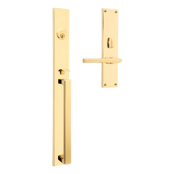 Baldwin - Estate Collection - Mortise Entry Handlesets - Minneapolis 20" 6977 Mortise Handleset (Trim ONLY)
