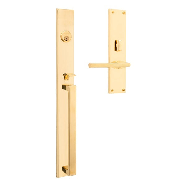 Baldwin - Estate Collection - Mortise Entry Handlesets - Minneapolis 20" 6977 Mortise Handleset (Trim ONLY)