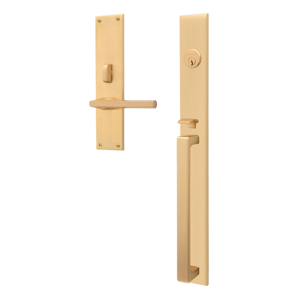 Baldwin - Estate Collection - Mortise Entry Handlesets - Minneapolis 20" 6977 Mortise Handleset (Trim ONLY)