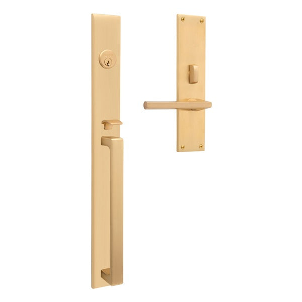 Baldwin - Estate Collection - Mortise Entry Handlesets - Minneapolis 20" 6977 Mortise Handleset (Trim ONLY)