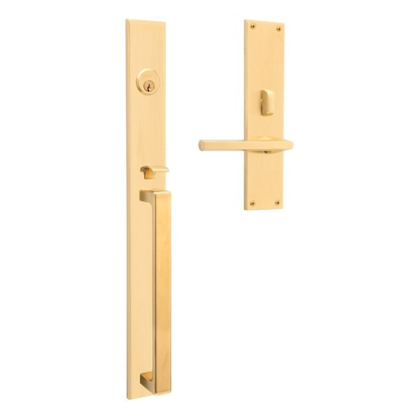 Baldwin - Estate Collection - Mortise Entry Handlesets - Minneapolis 20" 6977 Mortise Handleset (Trim ONLY)