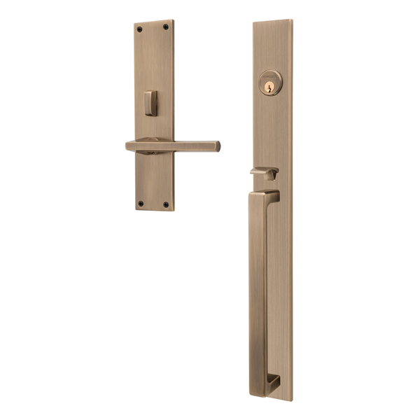 Baldwin - Estate Collection - Mortise Entry Handlesets - Minneapolis 20" 6977 Mortise Handleset (Trim ONLY)