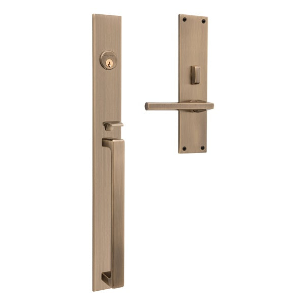 Baldwin - Estate Collection - Mortise Entry Handlesets - Minneapolis 20" 6977 Mortise Handleset (Trim ONLY)