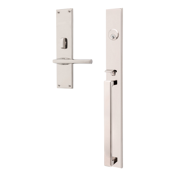 Baldwin - Estate Collection - Mortise Entry Handlesets - Minneapolis 20" 6977 Mortise Handleset (Trim ONLY)