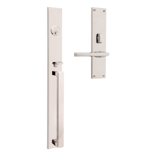 Baldwin - Estate Collection - Mortise Entry Handlesets - Minneapolis 20" 6977 Mortise Handleset (Trim ONLY)